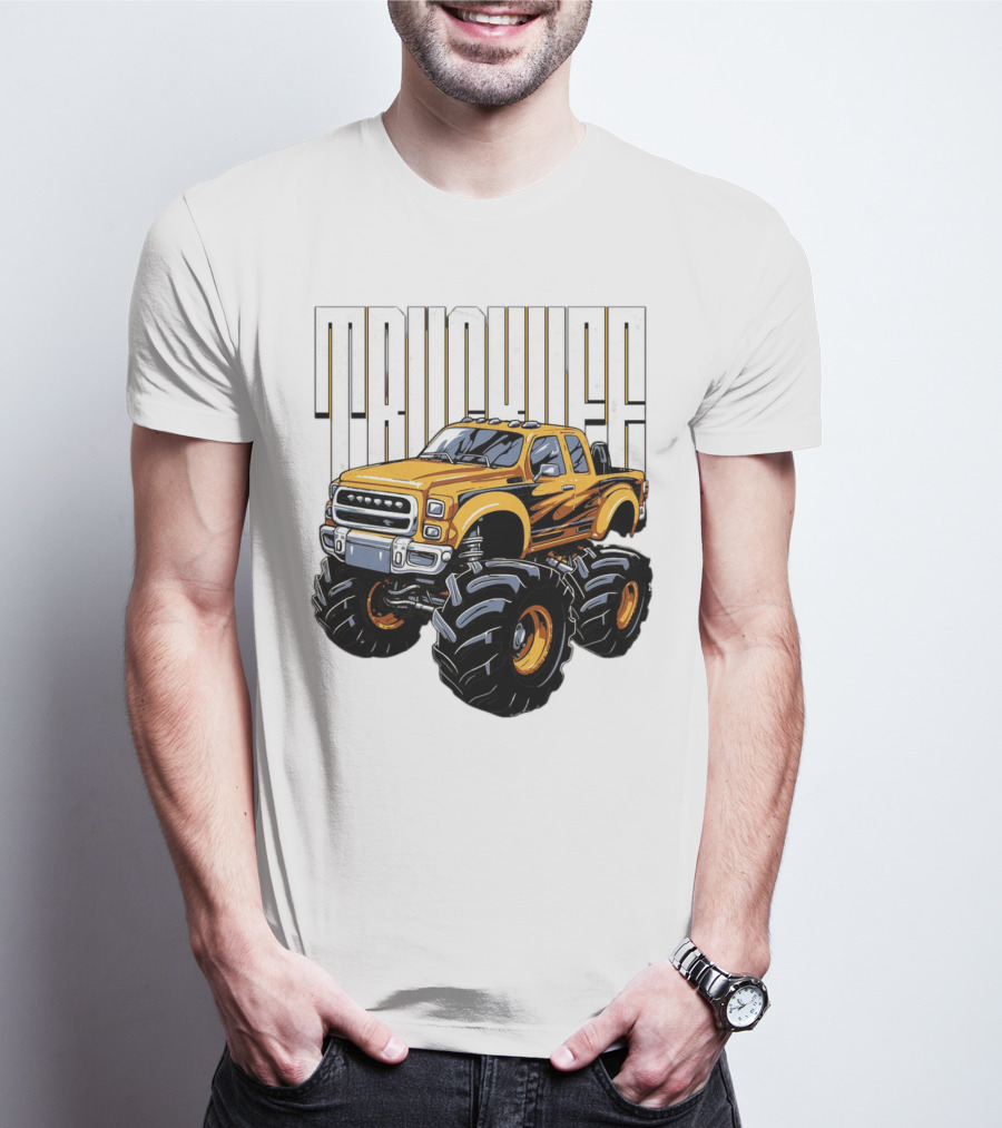 Trucklife Adventure Never Slowing Down Monster Truck T-Shirt