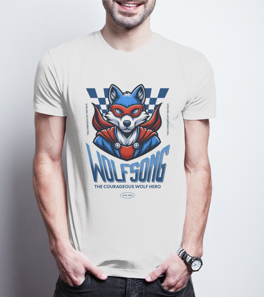 WOLFSONG THE COURAGEOUS WOLF HERO THE LEGENDARY WOLF SPIRIT T-Shirt