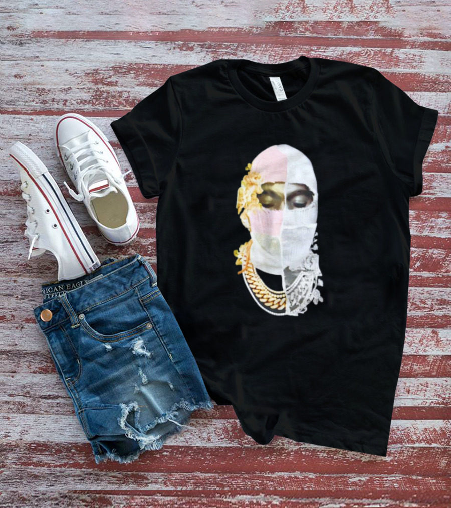Lamine Yamal Ih Nom Uh Nit Kanye Yeezus Masked Face T-Shirt