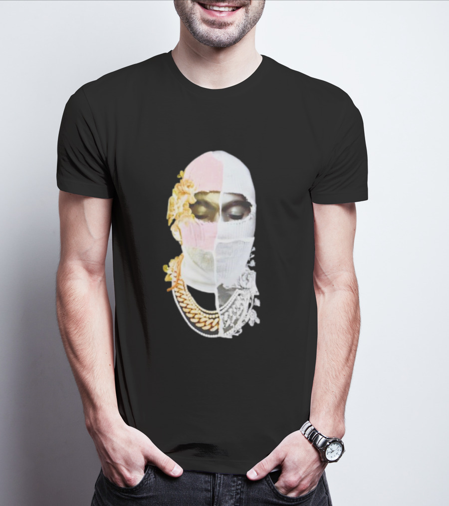 Lamine Yamal Ih Nom Uh Nit Kanye Yeezus Masked Face T-Shirt