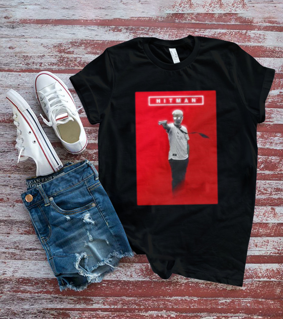 Hitman Agent 47 Gun Pose T-Shirt