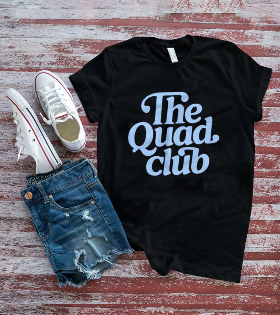 The Quad Club Black Quadrant T-Shirt