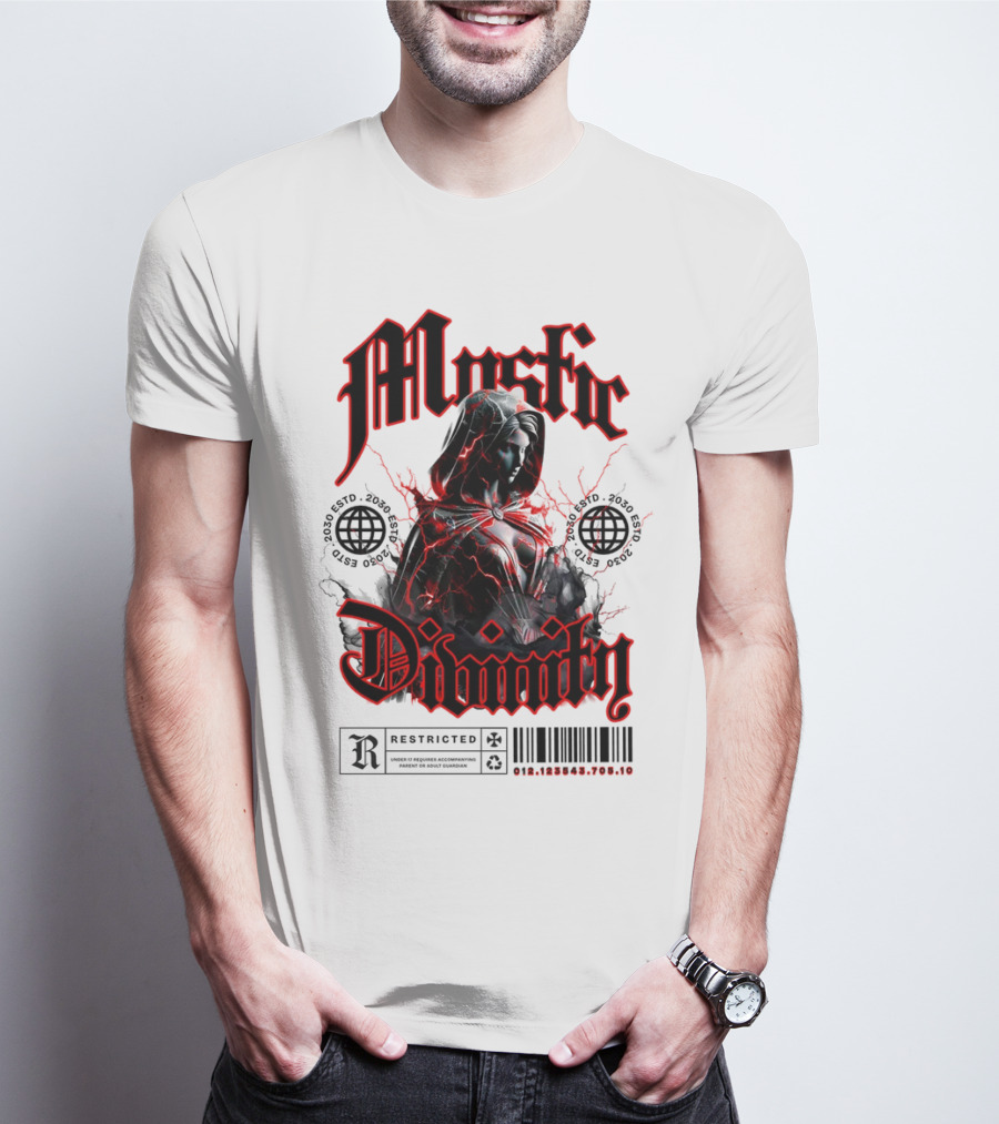 Mystic Divinity Divine Warrior Restricted Barcode 2038 2049 T-Shirt
