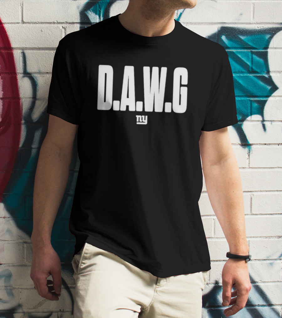 New York Giants D.A.W.G NY Football Fan T-Shirt