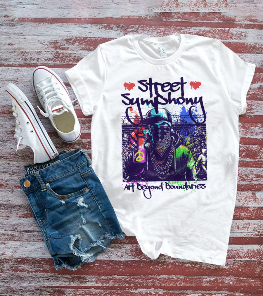 Street Symphony Art Beyond Boundaries Graffiti Man T-Shirt