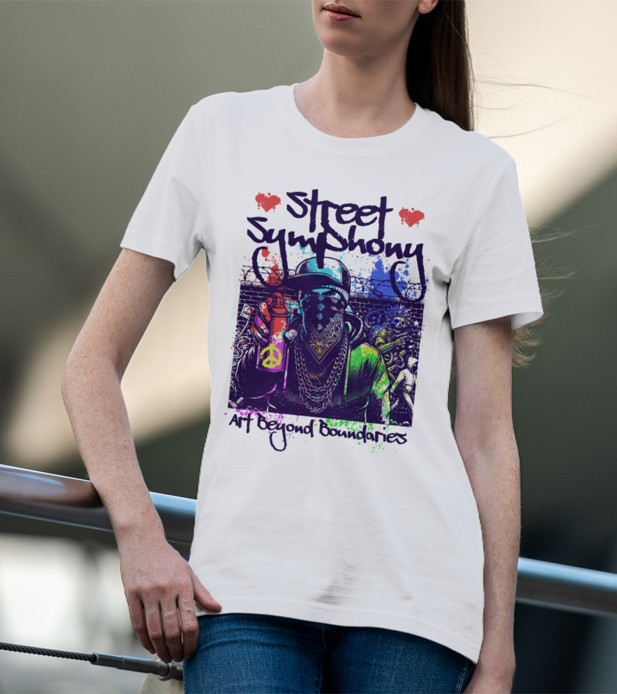 Street Symphony Art Beyond Boundaries Graffiti Man T-Shirt