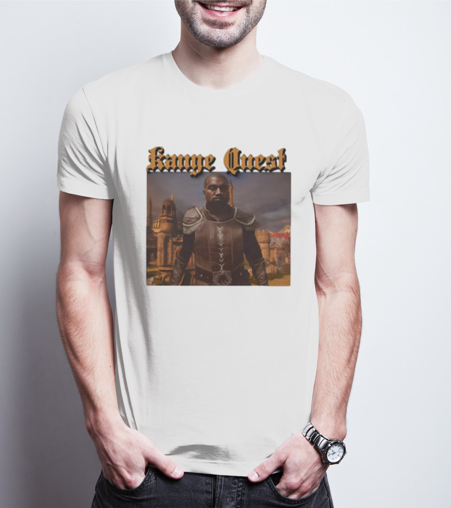 Kanye Quest Medieval Adventure Cleric In Armor T-Shirt
