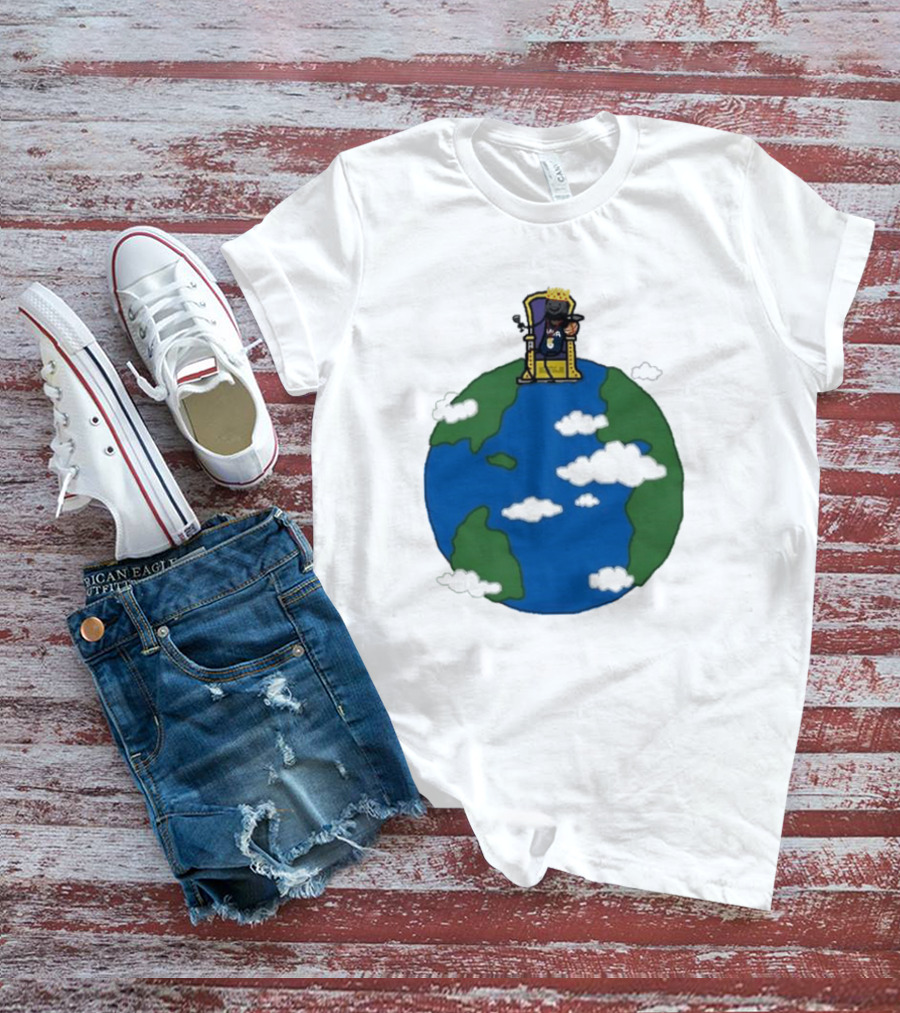 King Of The World James Throne On Earth T-Shirt