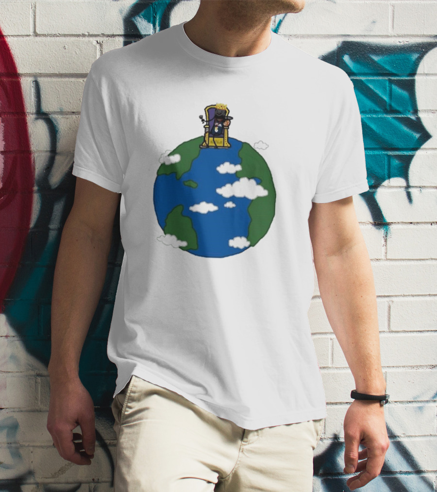 King Of The World James Throne On Earth T-Shirt