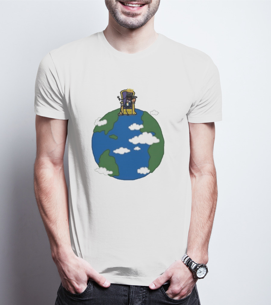 King Of The World James Throne On Earth T-Shirt