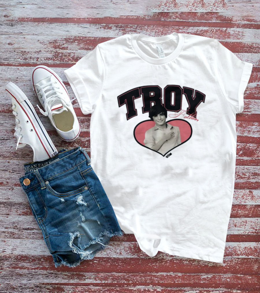 Troy Bolton Heart Photo HSM T-Shirt