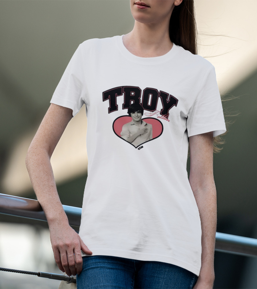 Troy Bolton Heart Photo HSM T-Shirt