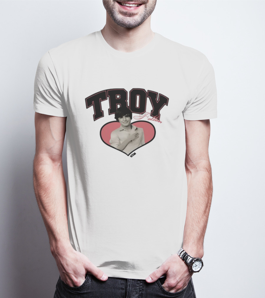 Troy Bolton Heart Photo HSM T-Shirt