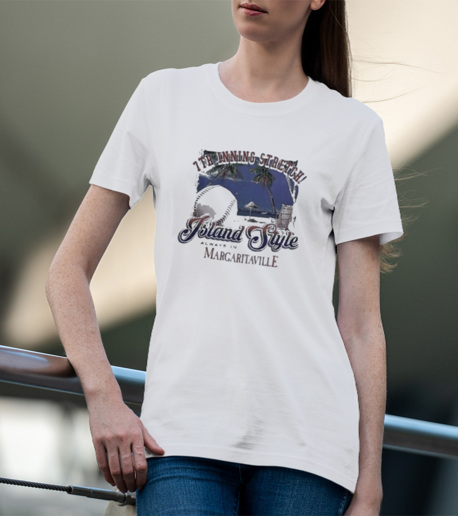Philadelphia Phillies Island Style 7th Inning Stretch Always In Margaritaville T-Shirt