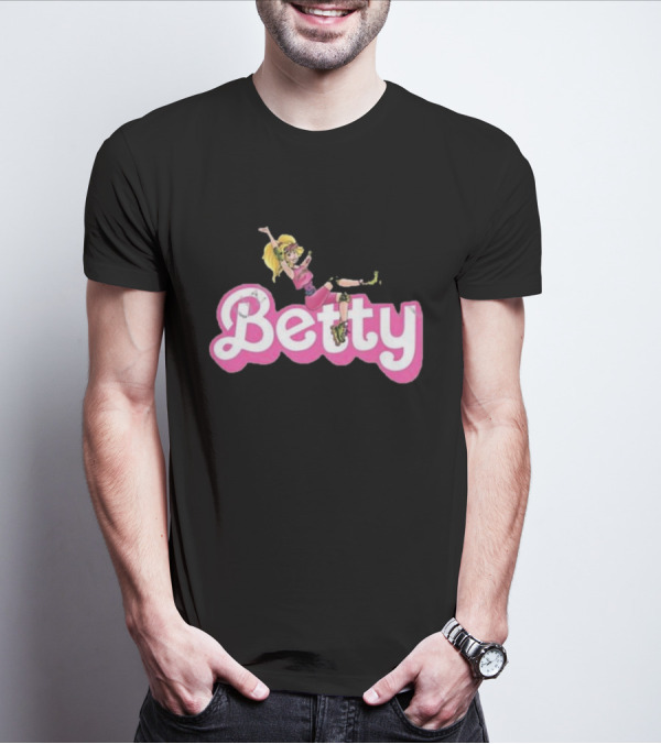 Betty Blonde Vintage Pink T-Shirt