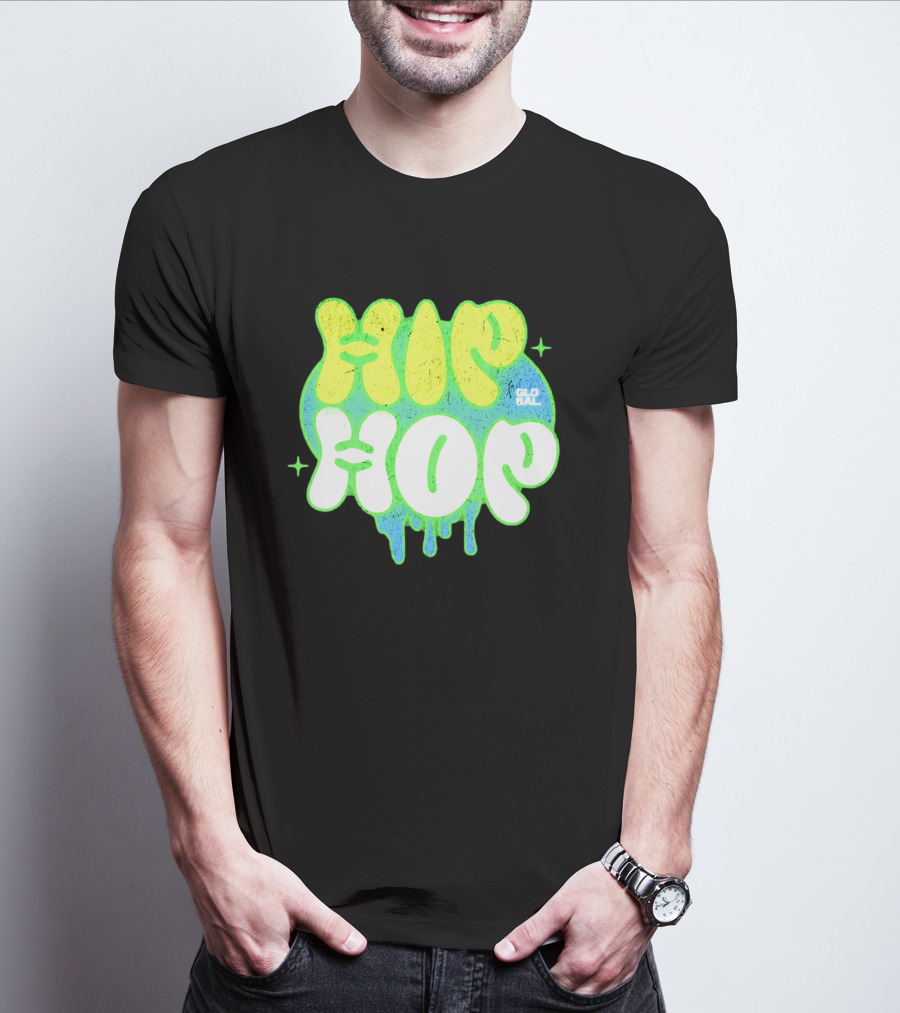 HIP HOP GLOBAL Drip Style Graffiti T-Shirt