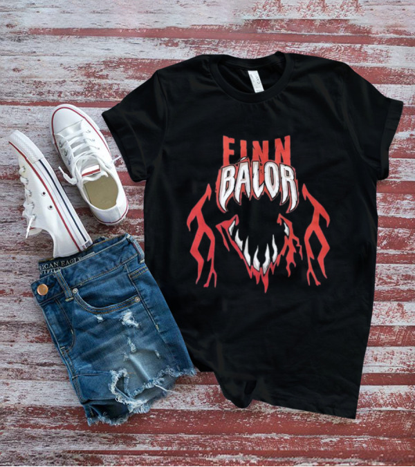 Finn Balor Demon King Jaws Teeth T-Shirt
