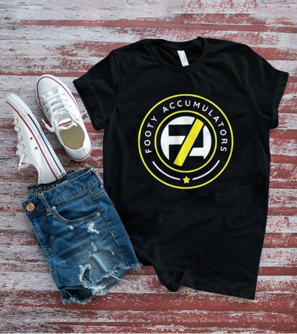 Footy Accumulators FA Logo Star Circle T-Shirt