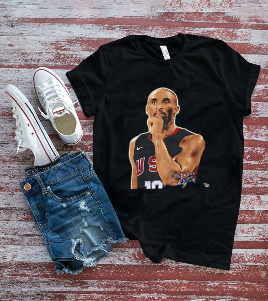 Kobe Bryant USA Basketball 10 Signature Quiet T-Shirt