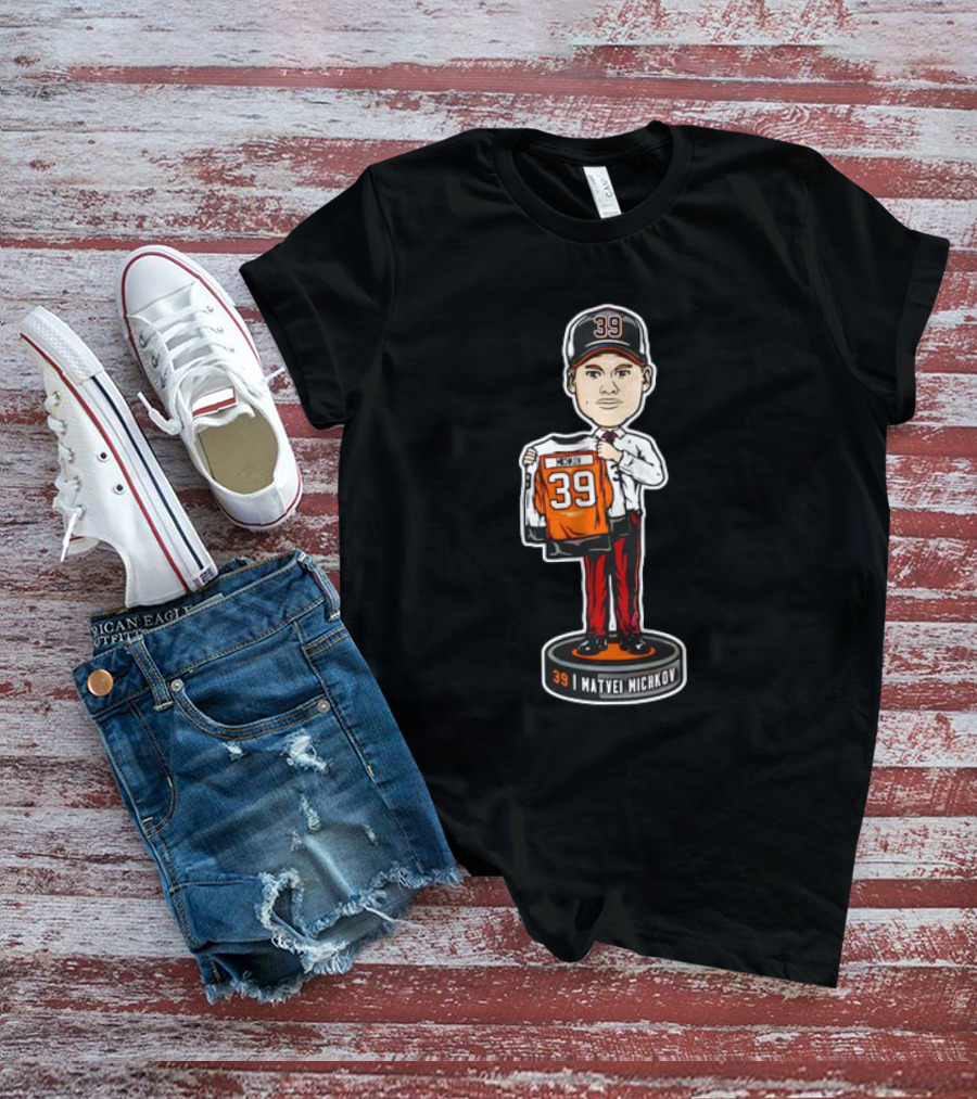 Matvei Michkov 39 Philadelphia Bobble Head Figurine T-Shirt