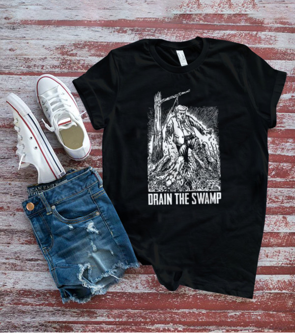 Drain The Swamp – Diablo Macabre Political Cartoon T-Shirt