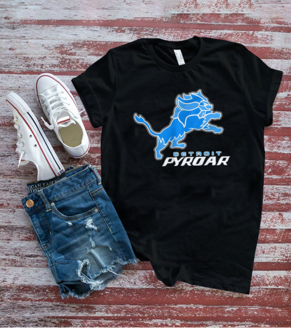 Detroit Pyroar Pokemon Football T-Shirt