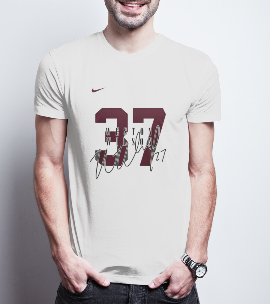 Weston Wilson 37 Phillies Signature T-Shirt