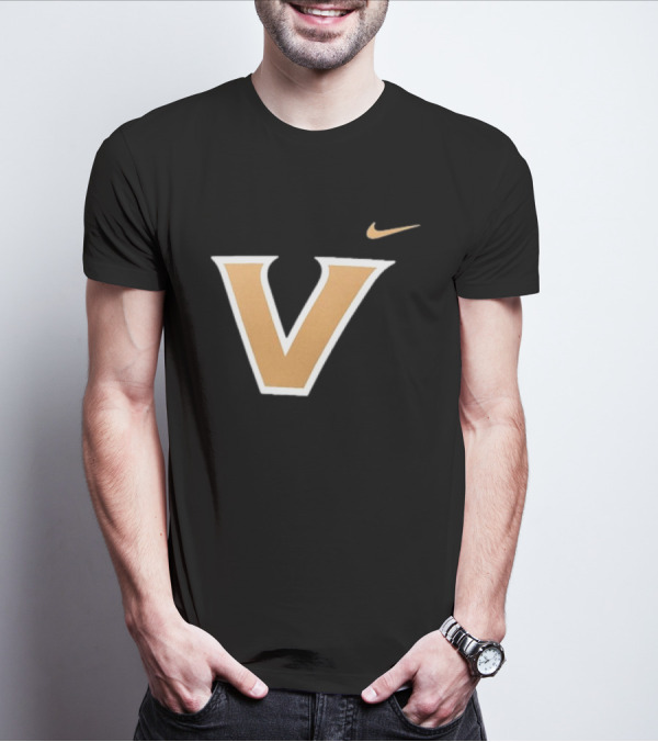 Vanderbilt Commodores Black V T-Shirt