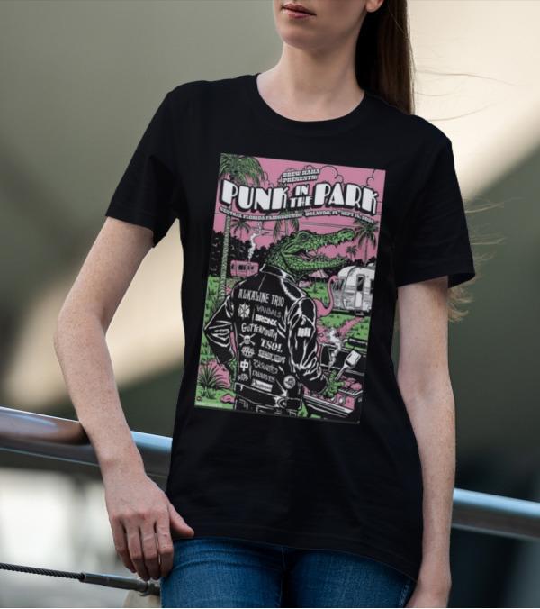 Punk In The Park Central Florida Fairgrounds Alkaline Trio Vandals Orlando Sep 14 T-Shirt