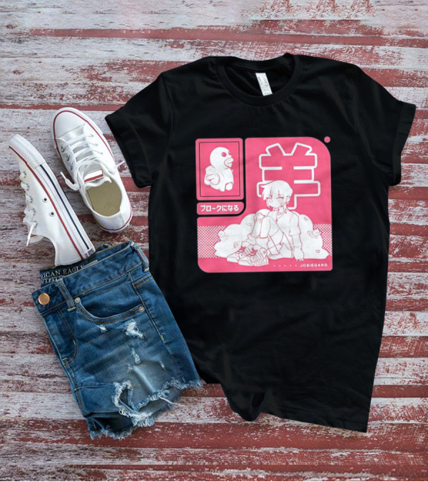 Sheepxing Bloke Becomes Broke Jobiegang Anime T-Shirt