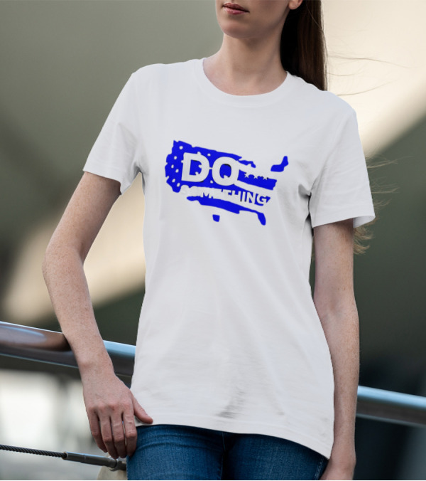 DO SOMETHING USA Flag Map T-Shirt
