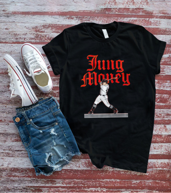 Jung Money Baseball Swing Detroit T-Shirt