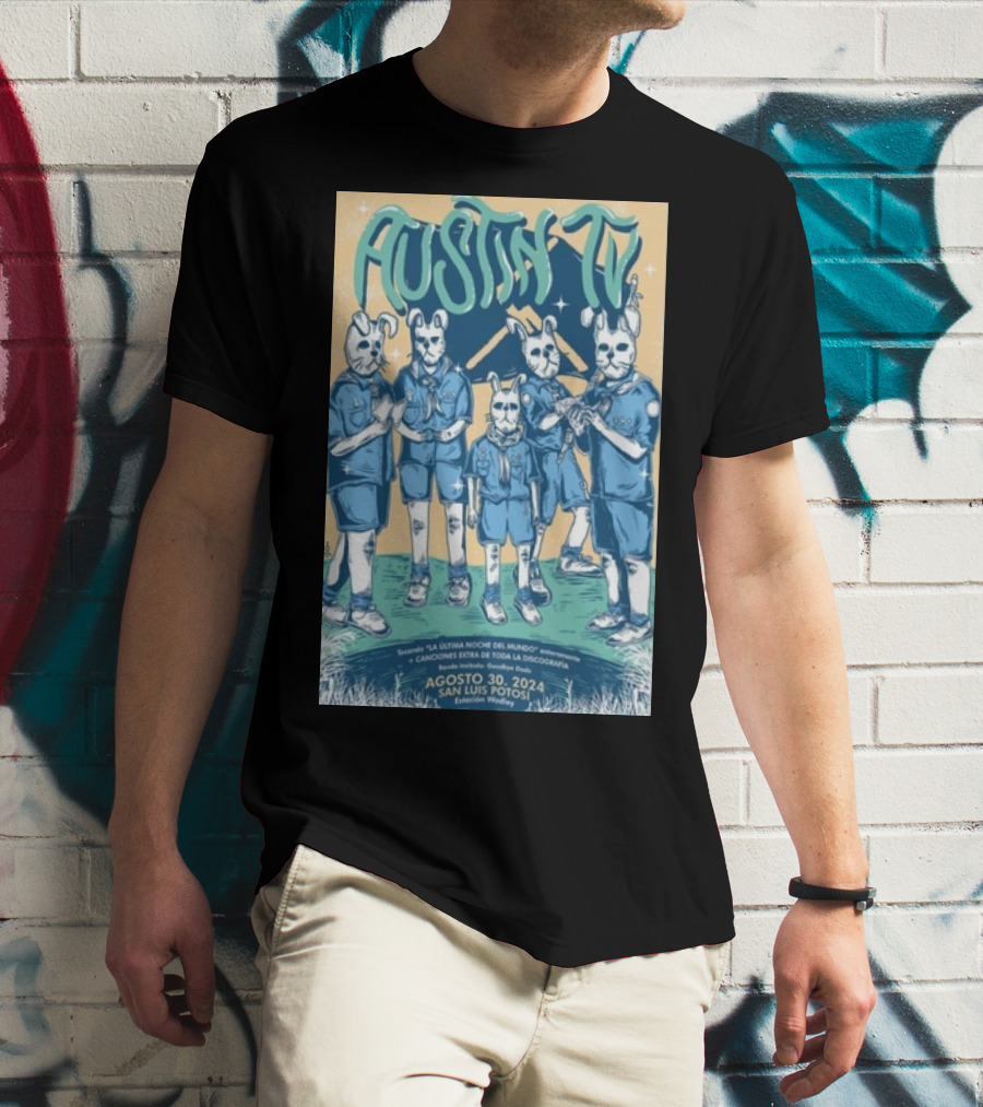 Austin TV La Última Noche Del Mundo San Luis Potosí Estación Wadley Agosto 30 T-Shirt