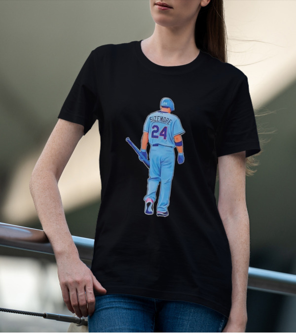 White Sox Grady Sizemore 24 Baseball Player Ladies Boyfriend T-Shirt
