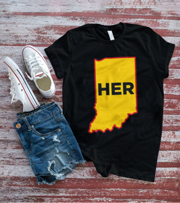 Indiana HER Map T-Shirt