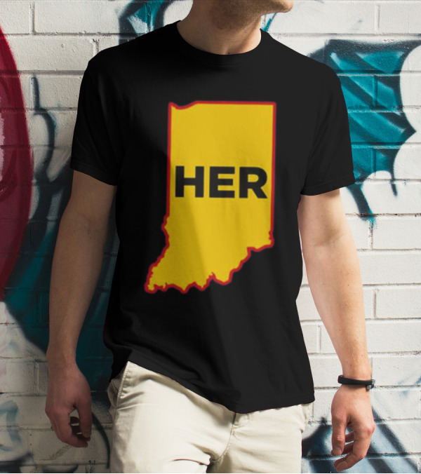 Indiana HER Map T-Shirt