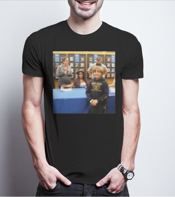 Jake Shane With Nicole Snooki Lavelle Venice Beach Surf Wear T-Shirt
