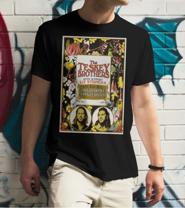The Teskey Brothers With Support Liz Stringer Sat 31st Aug Ziggo Dome Amsterdam T-Shirt