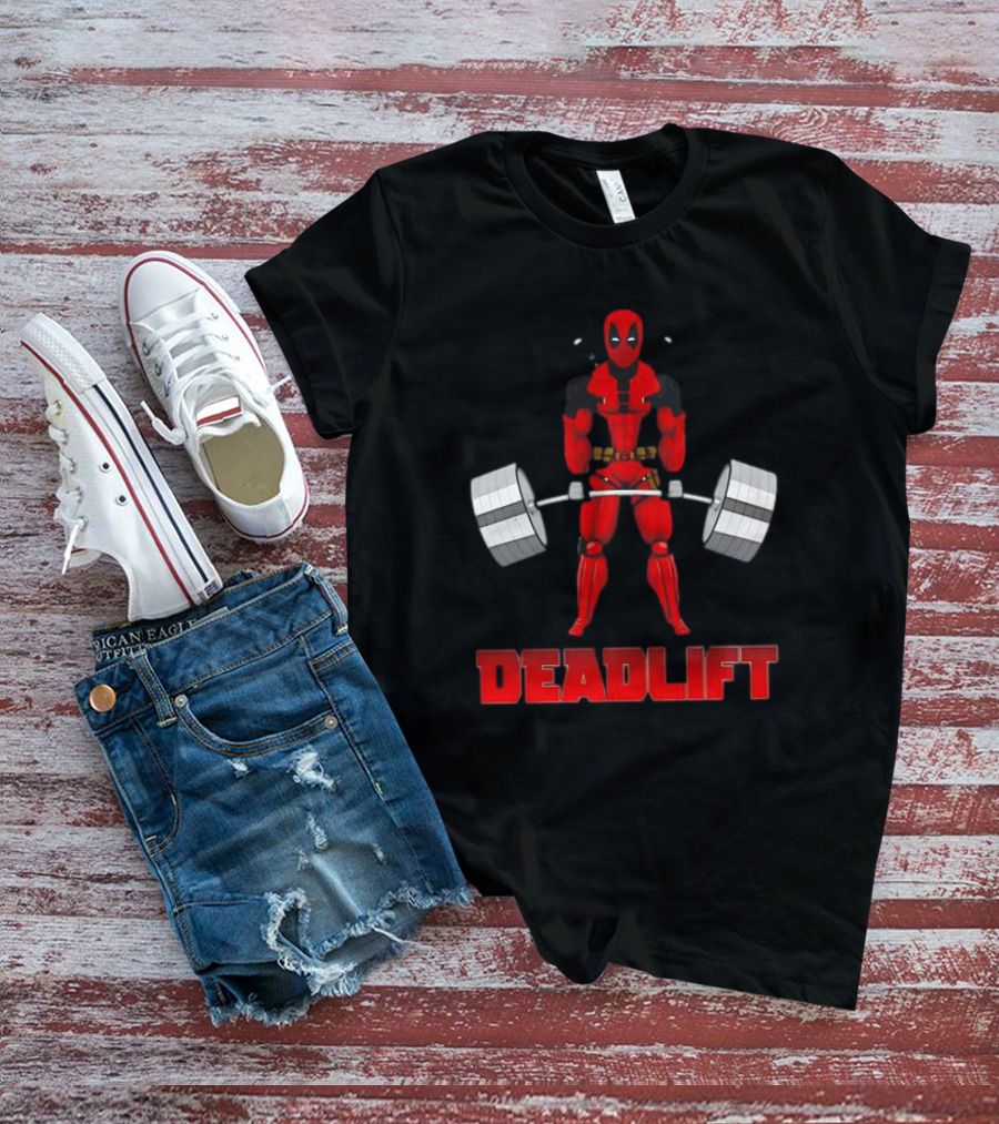 Deadpool Papa Swolio Deadlift T-Shirt