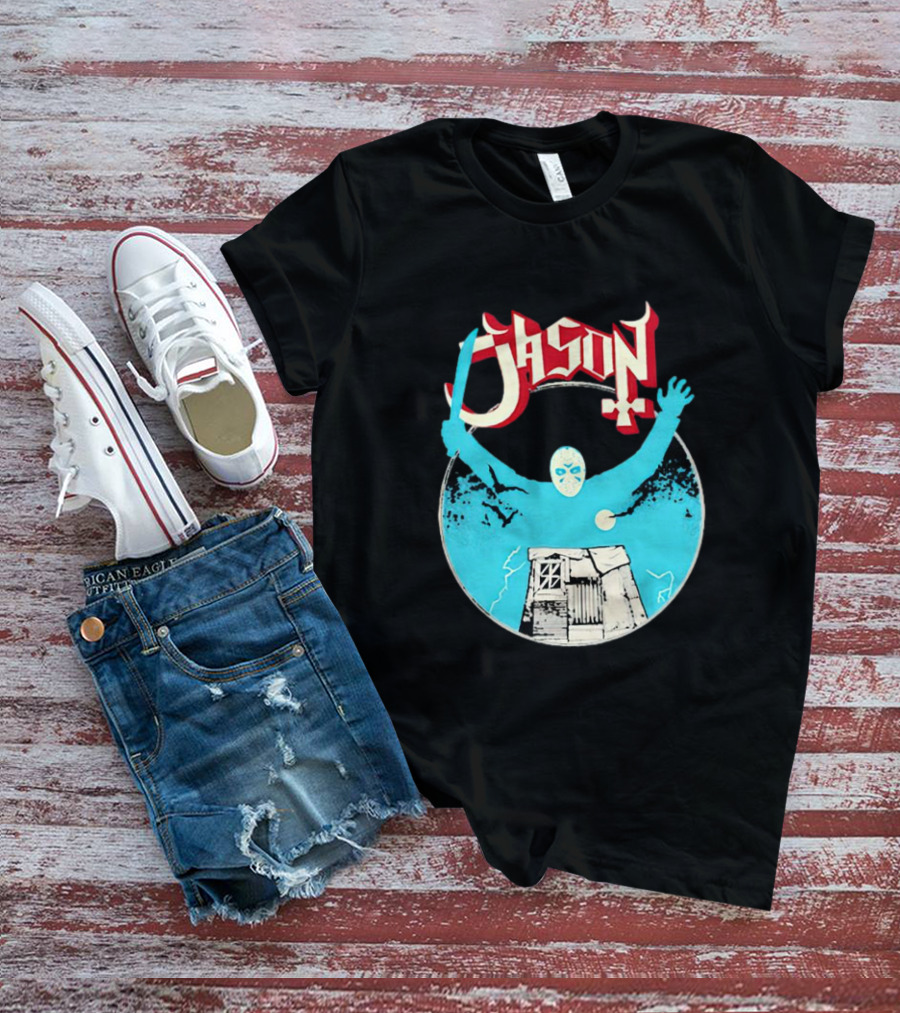 Jason Ghost Heavy Metal Turbo Cabin And Mask T-Shirt