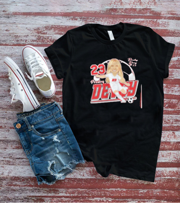 Presley Devey 23 New Mexico Forward Soccer Signature T-Shirt