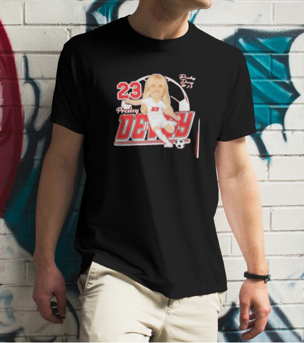 Presley Devey 23 New Mexico Forward Soccer Signature T-Shirt