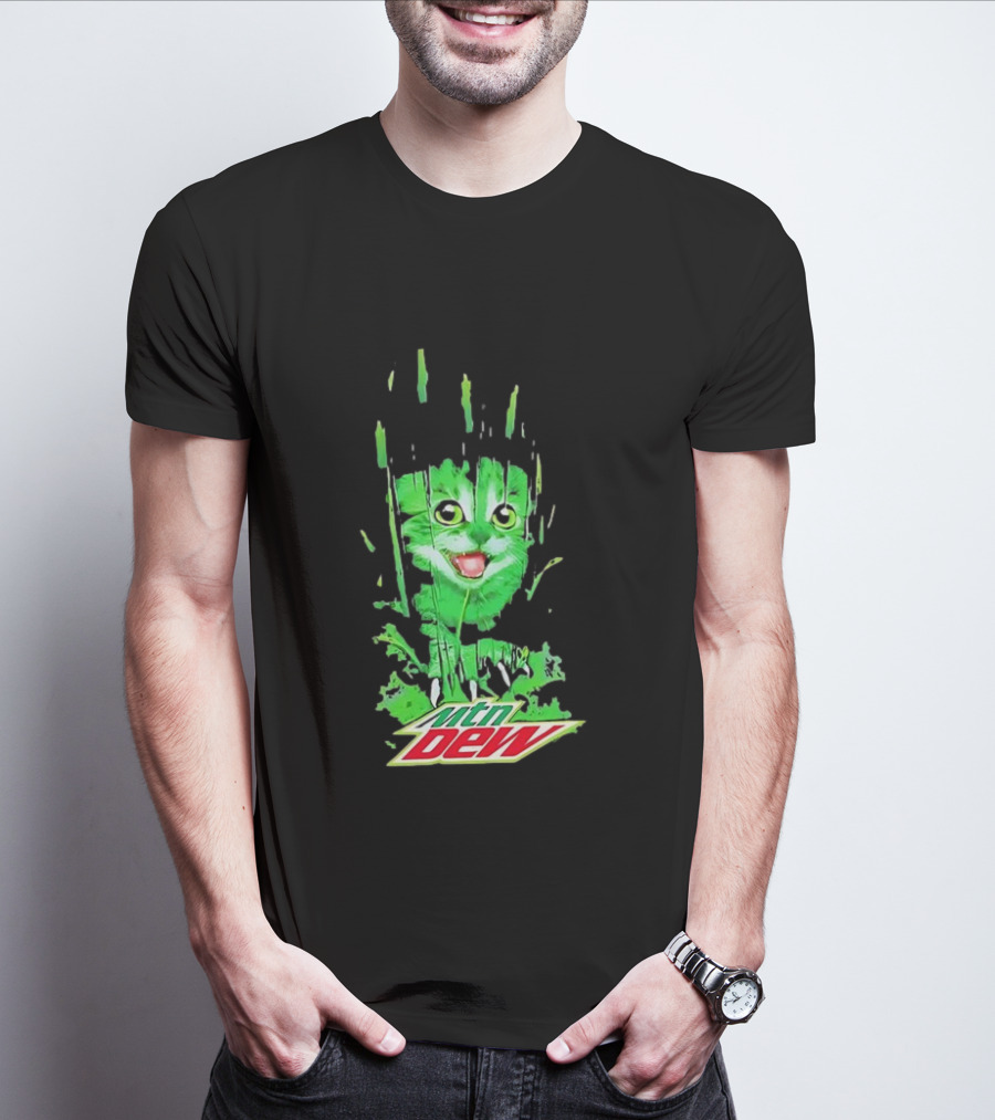 Mtn Dew Green Cat Splash T-Shirt