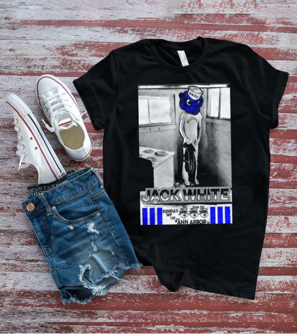 Jack White Michigan Blue Bear Ann Arbor September 1 T-Shirt