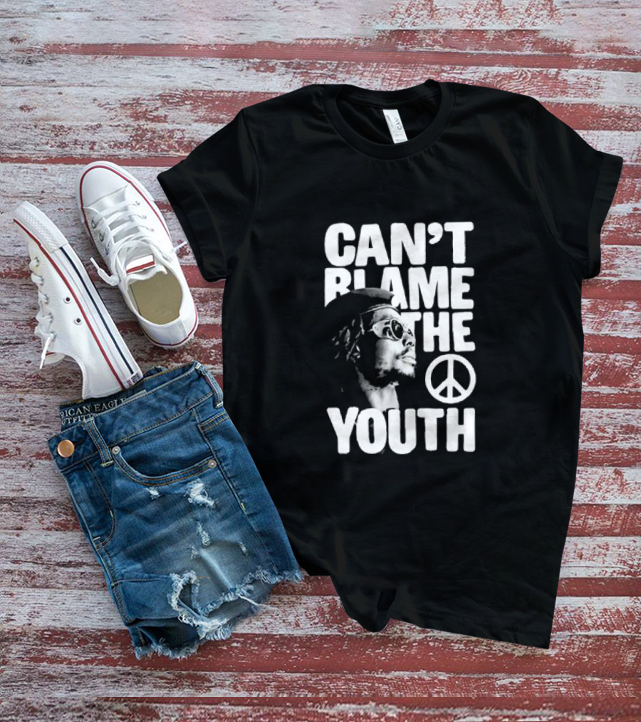 Can't Blame The Youth Peace Symbol Peter Tosh T-Shirt
