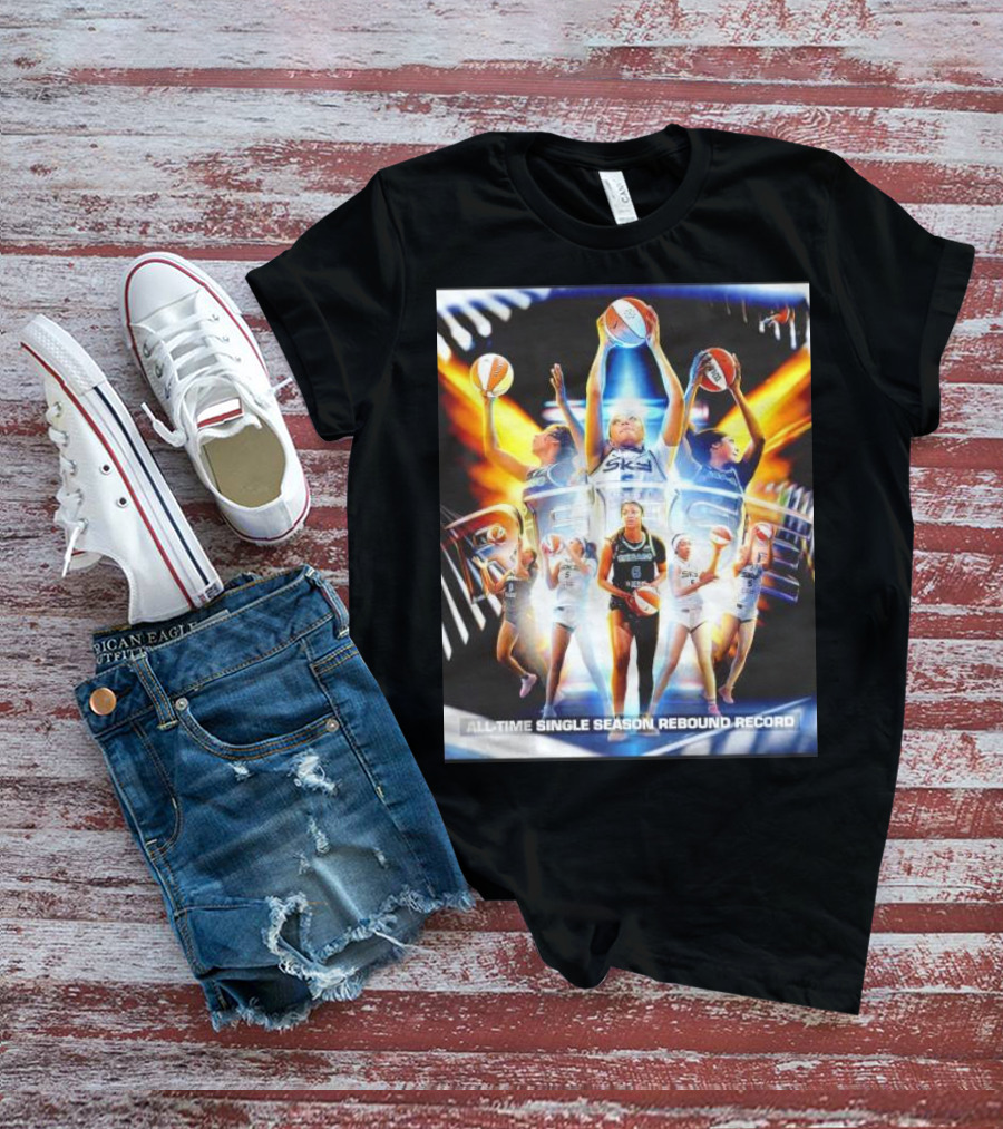 All-Time Single Season Rebound Record WNBA Angel Reese T-Shirt