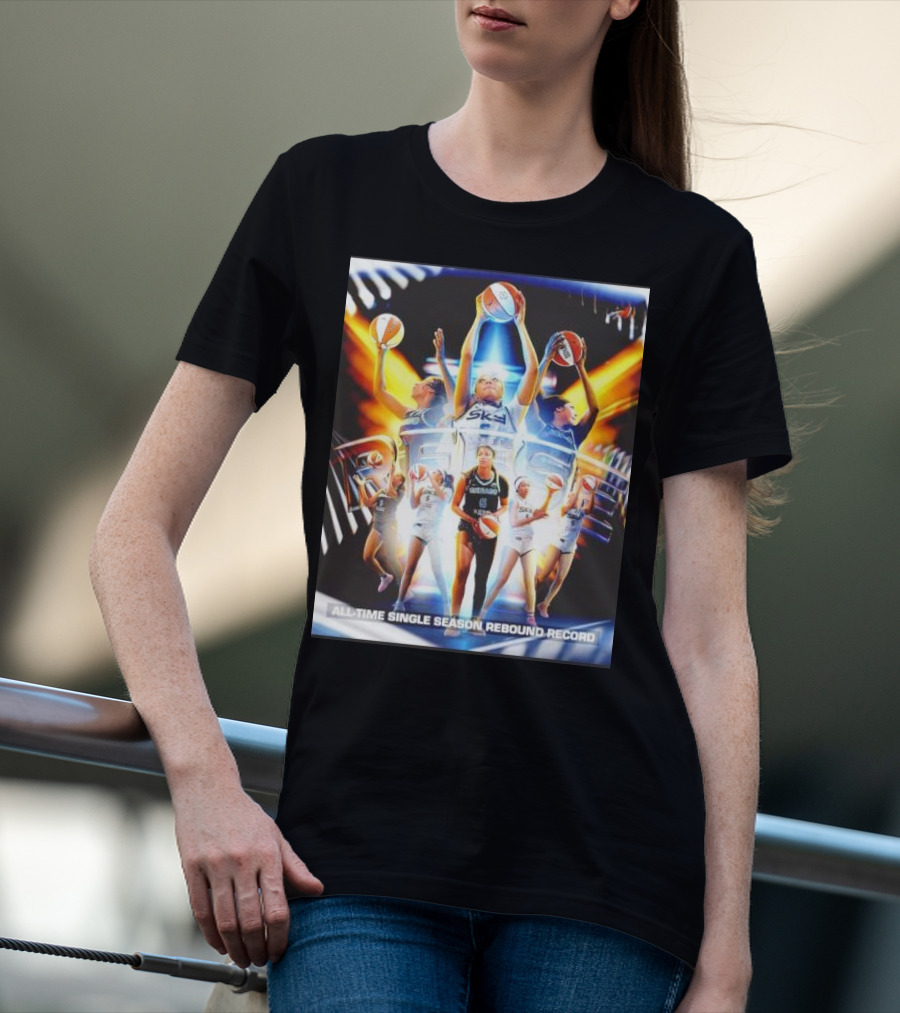 All-Time Single Season Rebound Record WNBA Angel Reese T-Shirt