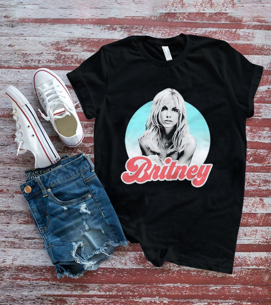 Britney Spears Retro Style Bootleg Fan T-Shirt