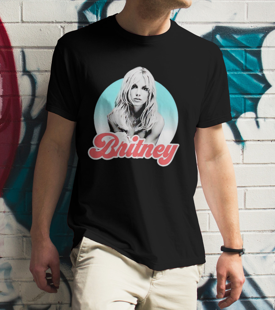 Britney Spears Retro Style Bootleg Fan T-Shirt