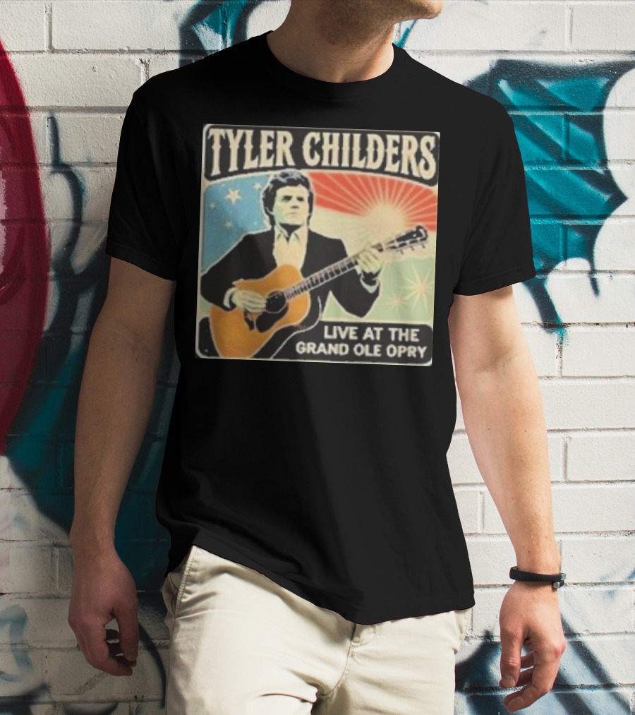 Tyler Childers Live Performance With Guitar At The Grand Ole Opry Iconic Event T-Shirt